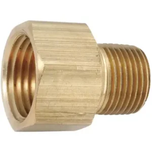 3/8"-1/2" M-F Brass Adapter